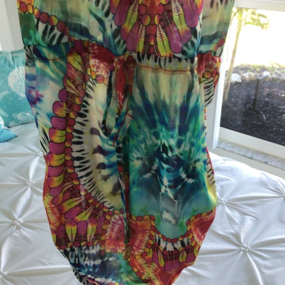 Luli Fama mini dress beach coverup - Picture 2 of 12